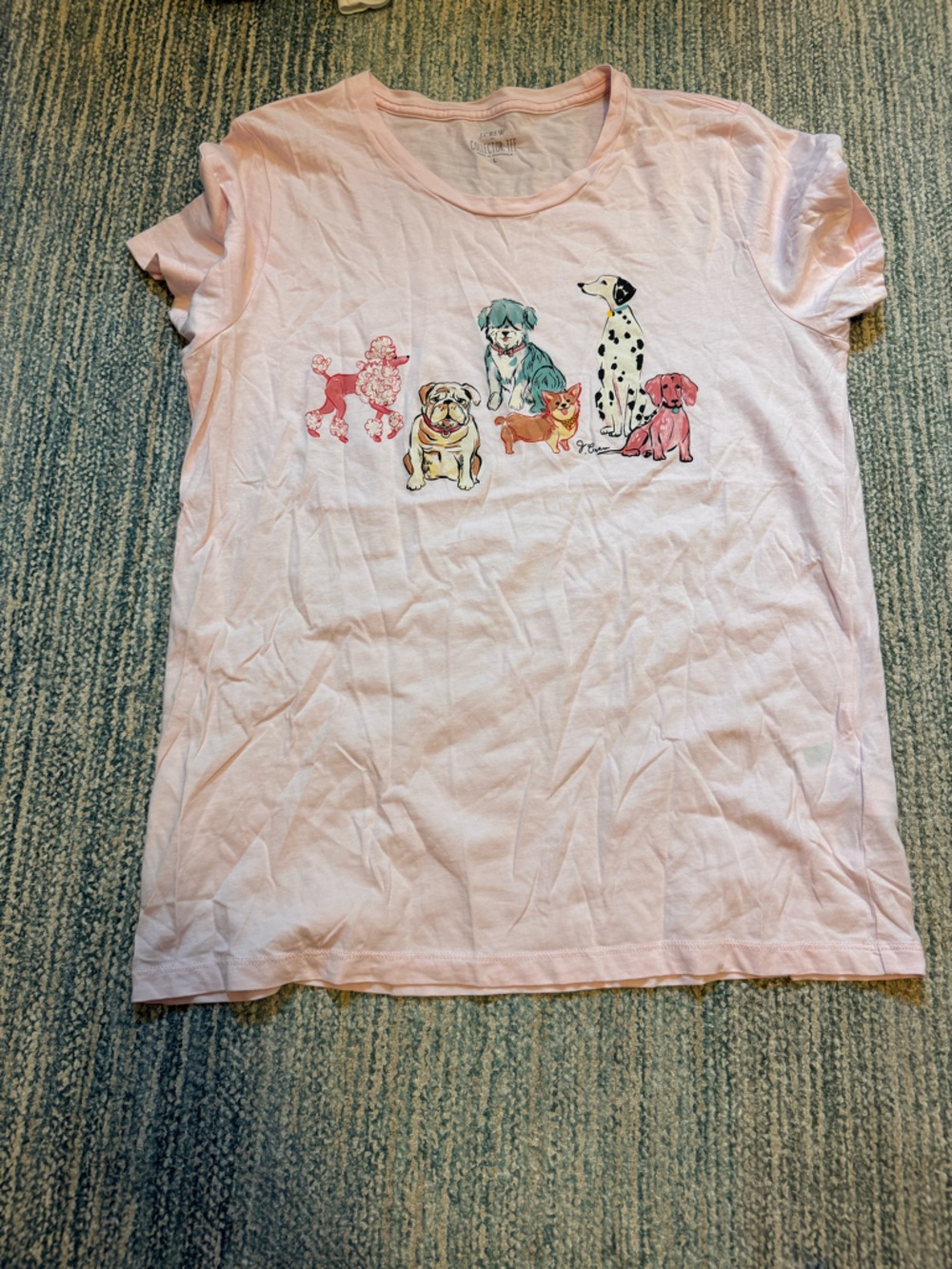 JCrew collector tee large nwot